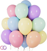 Pastel Balloons 100 Pack 12 inch Pastel Colors Latex Party Balloons