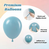 60pcs Gender Reveal Balloons, Dusty Pink Dusty Blue Sand White