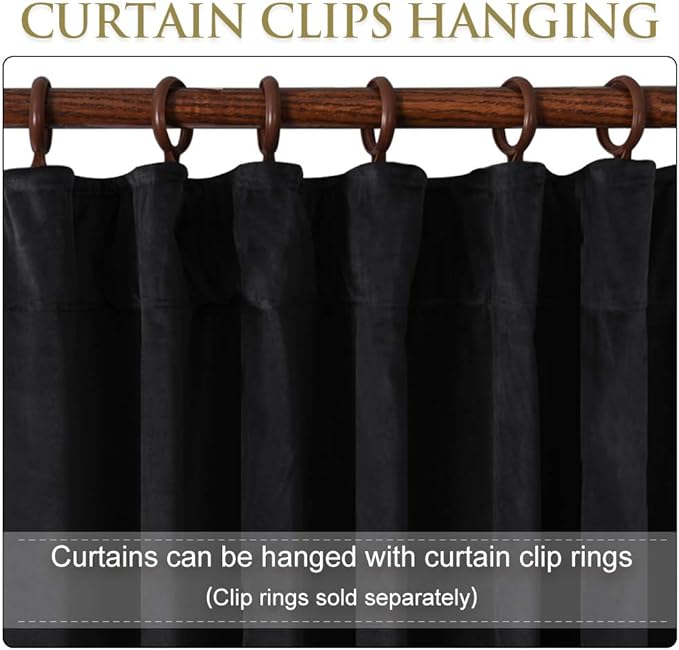 Halloween Decoration Velvet Curtains Retro Aesthetic Fullness Window