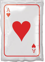 Casino Night Party Poker Chips and Playing Cards Ace King Balloon