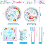 144Pcs Under the Sea Animal Birthday Party Supplies Decorations