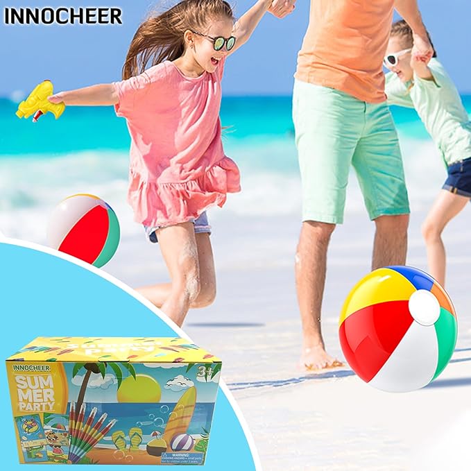 INNOCHEER Pool Party Favors Beach Party Favors for Kids 3-4-5-8-12, 96