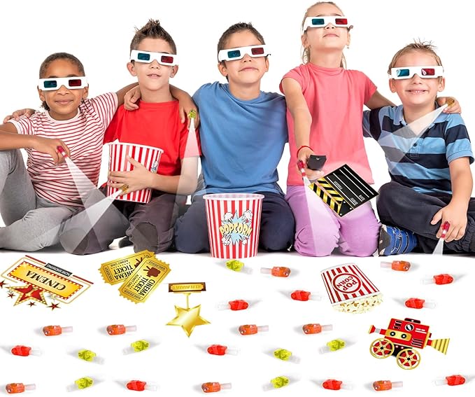 36Pcs Movie Night LED Finger Lights Movie Theme LED Finger Lights