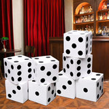 Ctosree 12 Pcs Large Casino Dice Boxes 11 in Casino Theme Party