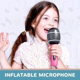 Zhanmai 72 Pcs Inflatable Microphones Assorted Colors Inflatable