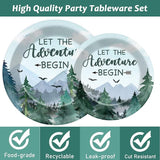 Adventure Awaits Baby Shower Tableware Let The Adventure Begin