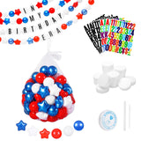DIY Giant Friendship Bracelet Birthday Garland Kit with Letters Ball