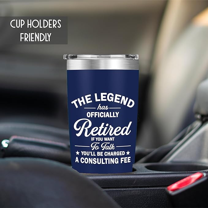 Retirement Gifts for Men The Legend Has Retired Retired Tumbler for