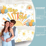 Here Comes the Son Baby Shower Decor 119 PCs Boys Boho Baby Shower