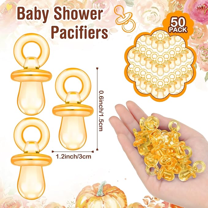 51 Pcs Fall Baby Shower Games a Little Pumpkin Is on The Way