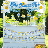 Lemon Bridal Shower Decorations Include She Found Her Main Squeeze