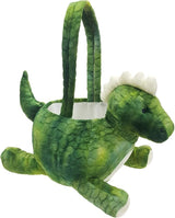 3D Dinosaur Plush Basket Easter Egg Hunting Basket Cute Animal Plush