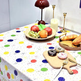 2 Pack Happy Birthday Plastic Tablecloth, 54x108 inch Rectangular