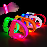 M.best 8pcs LED Light Up Bracelets Glow Flashing Wristbands Glow in