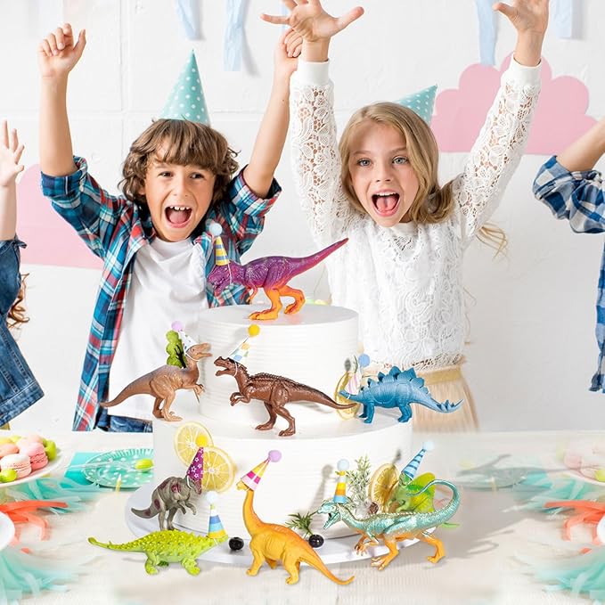 18 Pcs Dinosaur Birthday Party Decorations Dinosaur Cake Toppers
