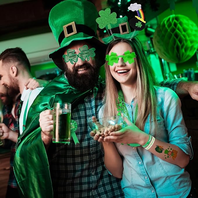 123 Pcs St Patricks Day Accessories St Paddys Day Accessories with