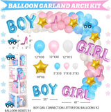 Wheels or Heels Gender Reveal Decorations 169 PCs Boy or Girl Gender
