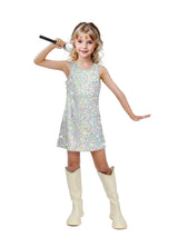 Sinkawa Jackets Girls Sequin Dress Sparkly Sleeveless Costume Prom