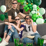 St Patricks Day Balloon Arch Garland Kit 131PCS Green Balloon Arch
