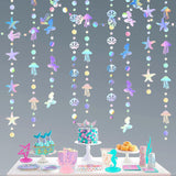 Iridescent Mermaid Birthday Party-Decorations Garland - 40FT Euphoria