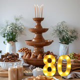 80th Birthday Decorations for Women Men Happy 80 Birthday