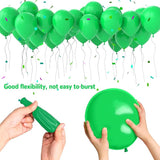 Green Balloons 12 Inch 100 Pack Thicken Latex Green Balloons for