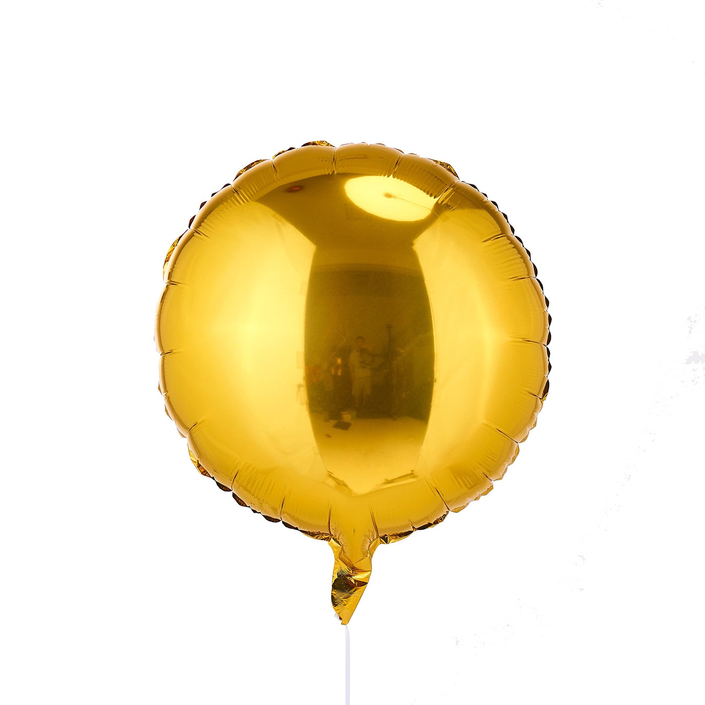 Gold Foil Round Shape 10pcs Big Mylar Balloons Helium Balloons for