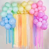 PartyWoo Crepe Paper Streamers 6 Rolls 492ft, Pack of Party Streamers