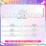 24 Pcs Color Your Own Unicorn Crown DIY Paper Coloring Crowns for