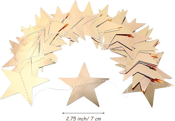 Patelai Glitter Star Garland Banner 2026 Graduation Decor 130 Feet #17