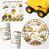 96PCS Construction Birthday Party Supplies Construction Party