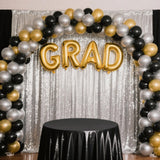 Silver Balloon,145pcs Latex Metallic Silver Balloons Arch Kit