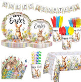 Easter Party Supplies Happy Easter Party Tableware Set Happy Easter