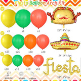 Tesochye Mexican Fiesta Balloon Arch Kit,Cinco De Mayo Party