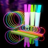 Glow Fever Glowsticks Bulk 1200pcs Party Pack includes 600 8" Glow