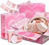 Party spot! 253 Pcs Birthday Decorations For Women Rose Gold Party