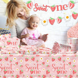 Strawberry 1st Birthday Party Decorations for Girls Sweet One 1st