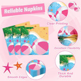 96 Pcs Pink Beach Ball Party Supplies Tableware Summer Pool Ball
