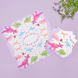 100 PCS Dinosaur Plates and Napkins Dinosaur Birthday Party Supplies