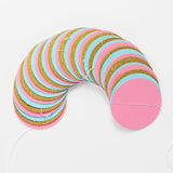 Blue Pink Gold Party-Decorations Gender-Reveal - 52Ft Paper Streamers