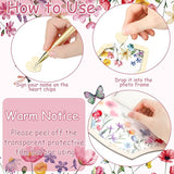 63 Pcs Wildflower Baby Shower Guest Book Alternatives Set Baby