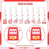 Casino Theme Party Decorations Lucky In Love Hanging Swirls Casino