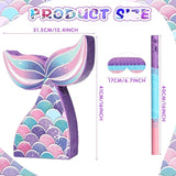 Mermaid Tail Piñata Ocean Supplies Pull String Seashell Fish Piñata
