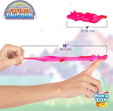 PICK A TOY Unicorn Slingshot Toys for Kids 24 Pack Stretchy Finger