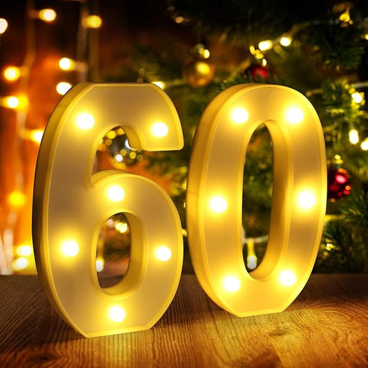 60th Birthday Decorations for Women Men Happy 60 Birthday