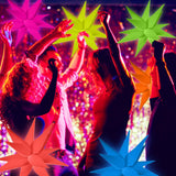 Vertintong 12 Pcs Explosion Glow in The Dark Neon Balloons Foil