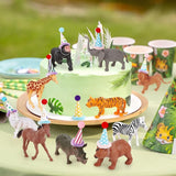 20 Pcs Jungle Animal Birthday Party Decorations Safari Animals