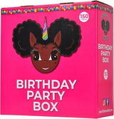 Favorite Faces Afro Puff Unicorn Birthday Party in a Box for 15