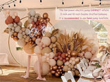 Boho Balloons Garland Arch Kit Double Stuffed Dusty Rose Pink Rose
