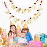 Boho Felt Happy Birthday Banner Bohemian Birthday Party